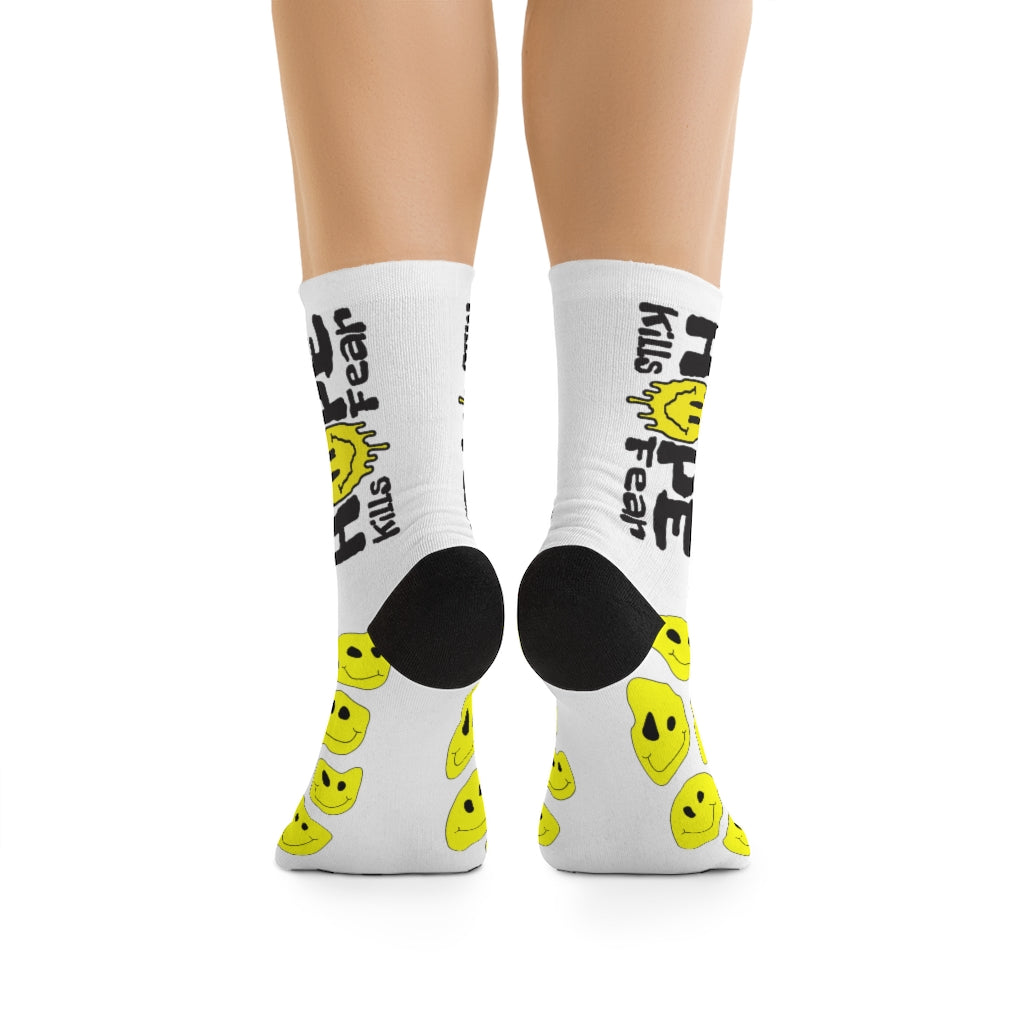 "HKF Smile" Socks (WHITE)