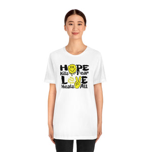 "Love Heals Coins" FRONT ONLY Tee (Multicolor Options)