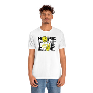 "Love Heals Coins" FRONT ONLY Tee (Multicolor Options)