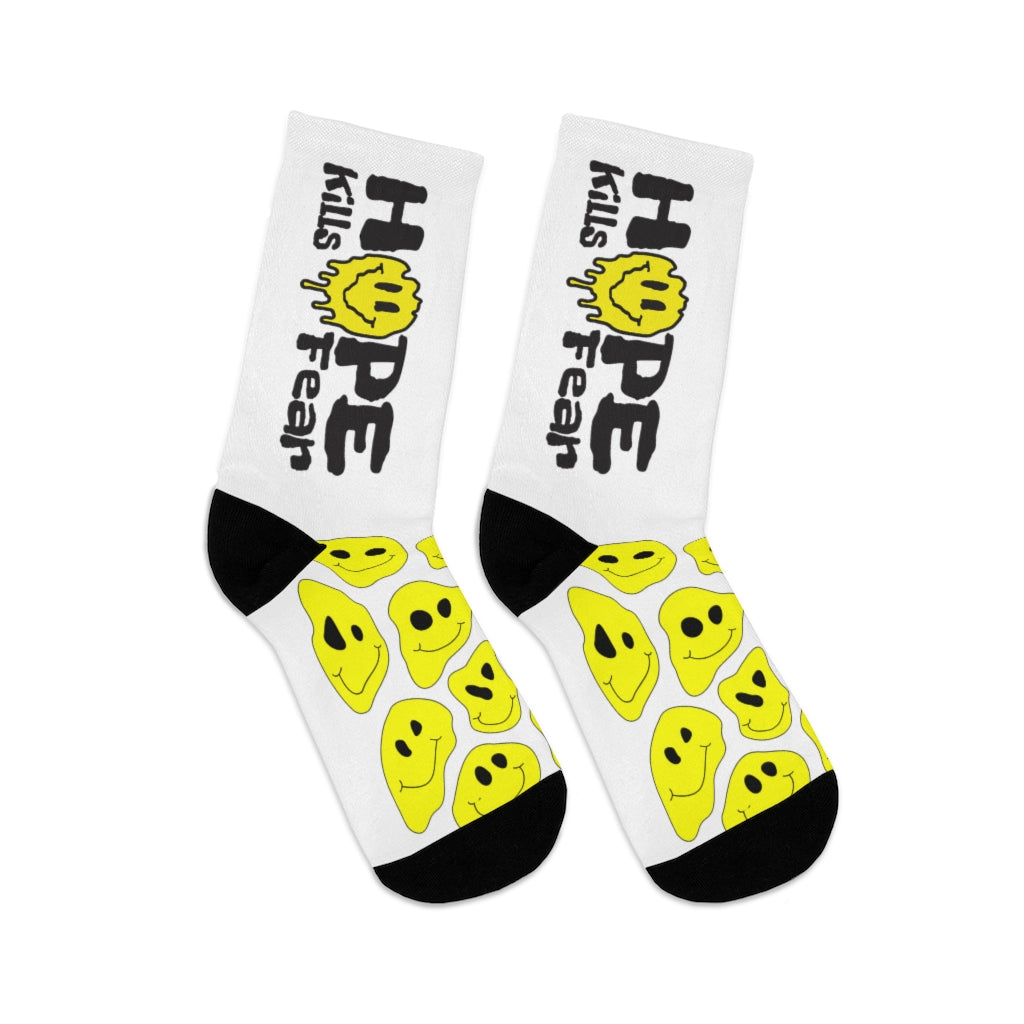 "HKF Smile" Socks (WHITE)