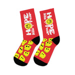 "HKF Smile" Socks (RED)