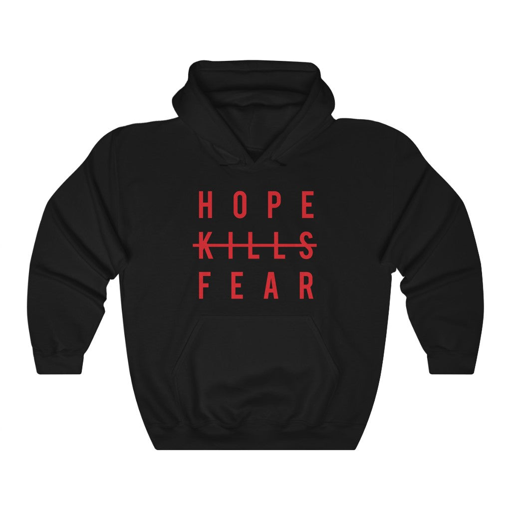 "HKF Logo" FRONT ONLY Hoodie (Red Logo)