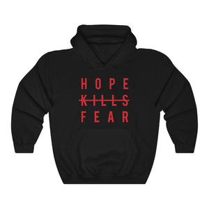 "HKF Logo" FRONT ONLY Hoodie (Red Logo)