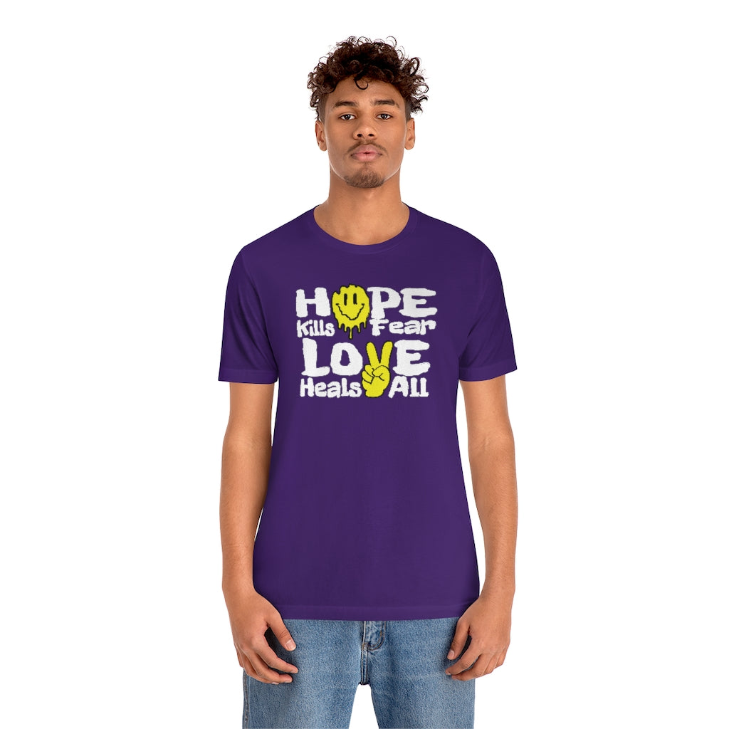 "Love Heals v1" FRONT ONLY Tee (Multicolor Options)