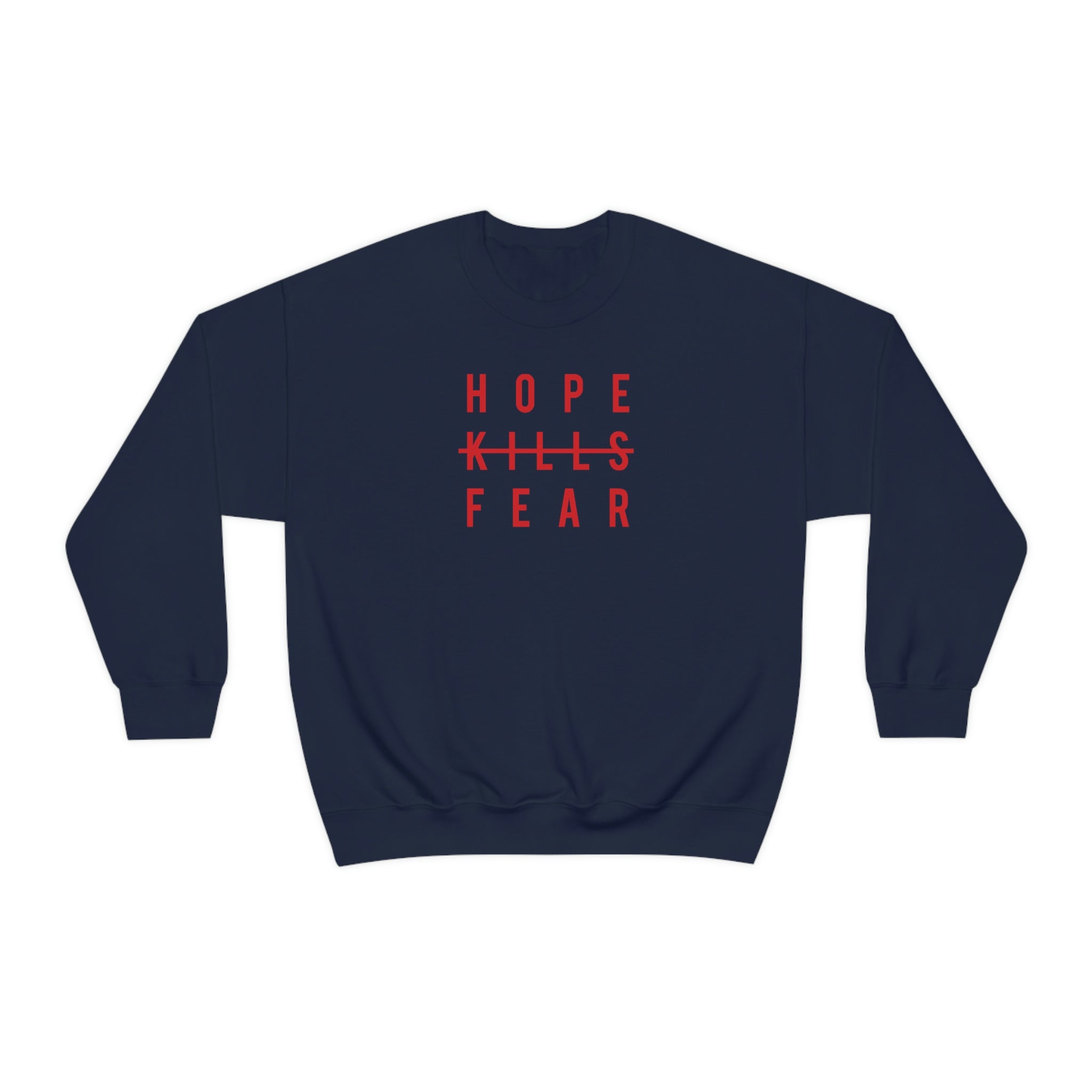 "HKF Logo" FRONT ONLY Sweater (Red/Black)