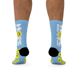 "HKF Smile" Socks (SKY BLUE)