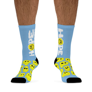 "HKF Smile" Socks (SKY BLUE)