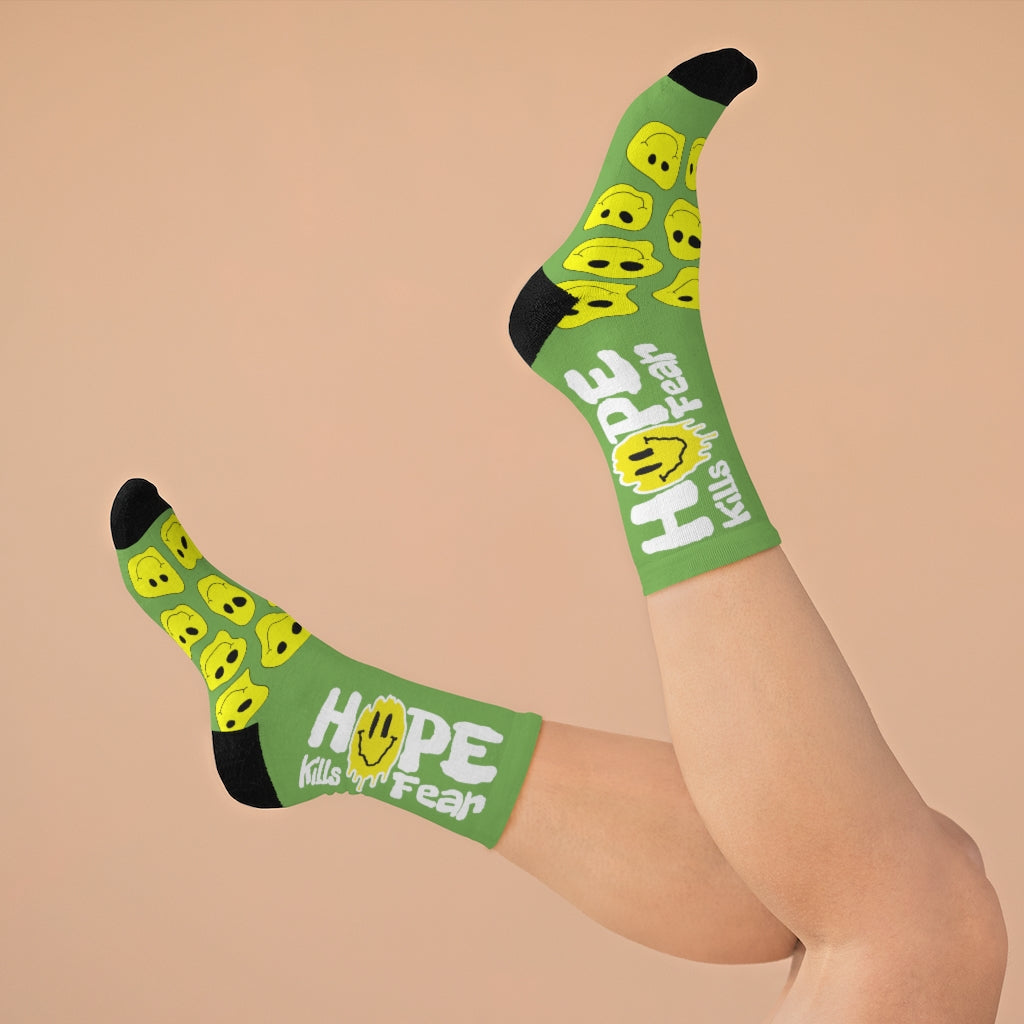 "HKF Smile" Socks (GREEN)