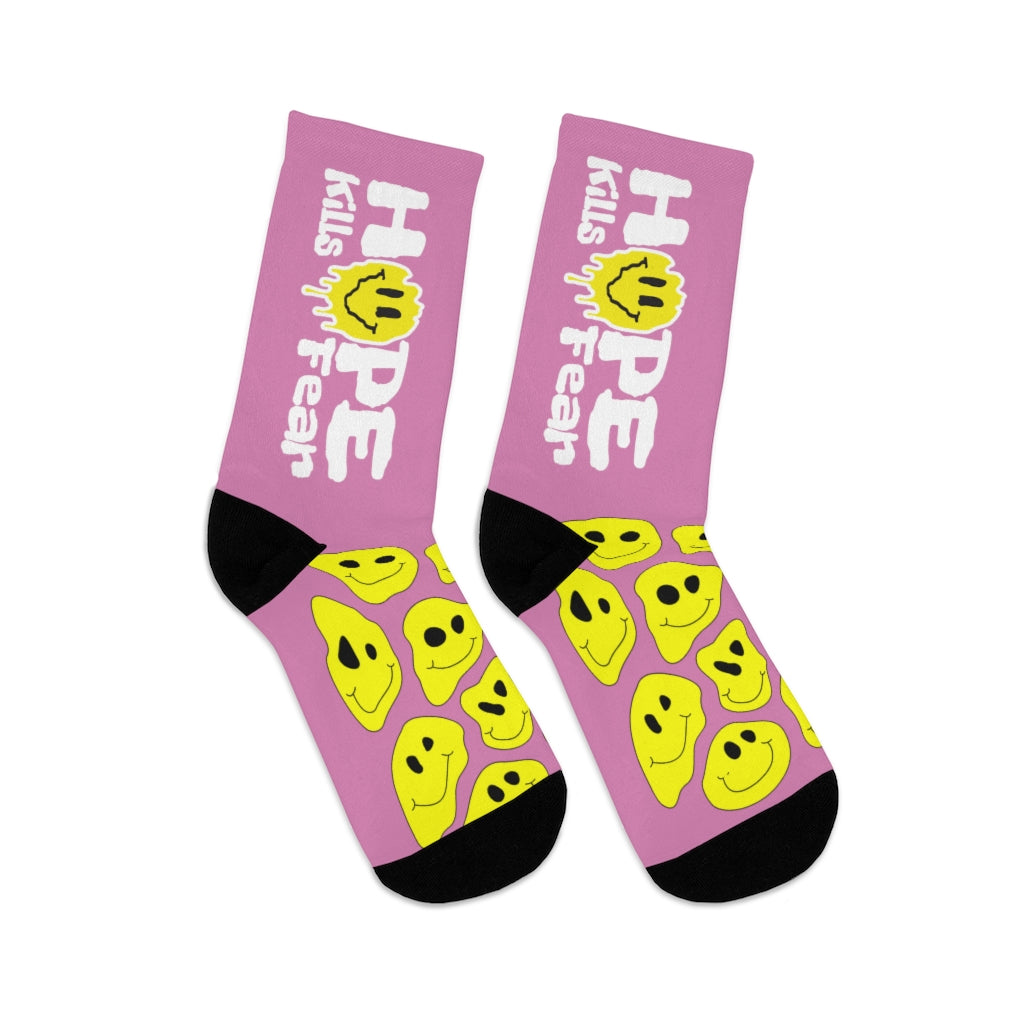 "HKF Smile" Socks (PINK)