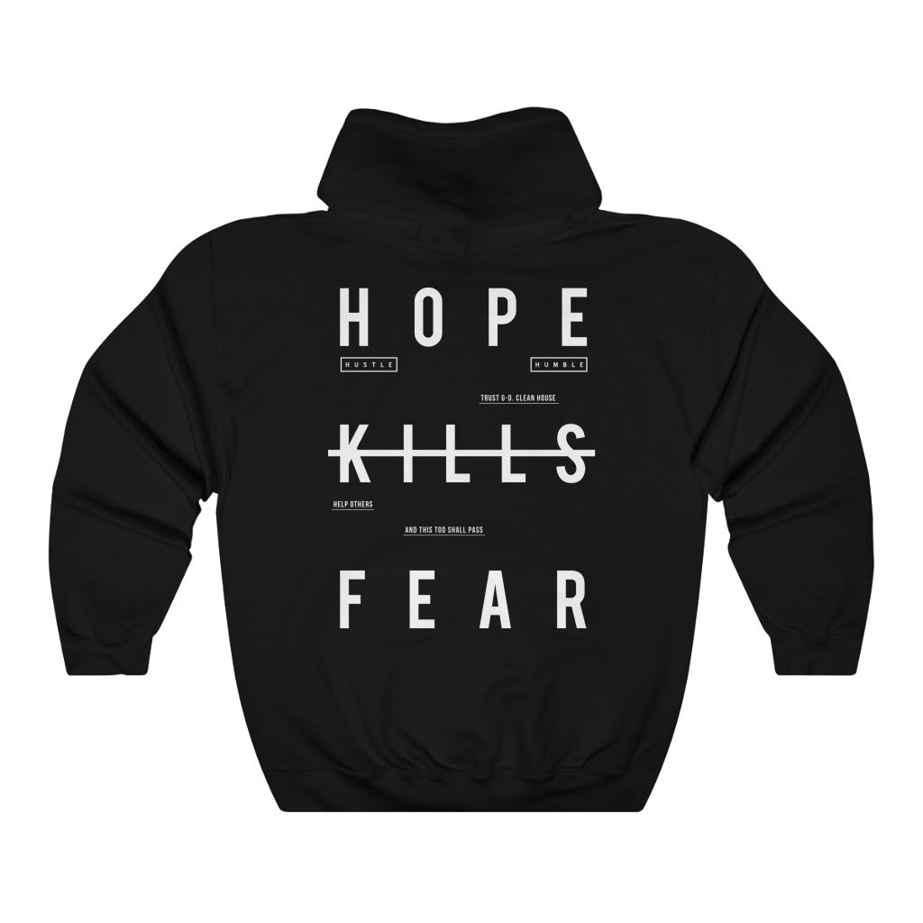 "HKF v1" FRONT+BACK Hoodie (Multicolor Options)