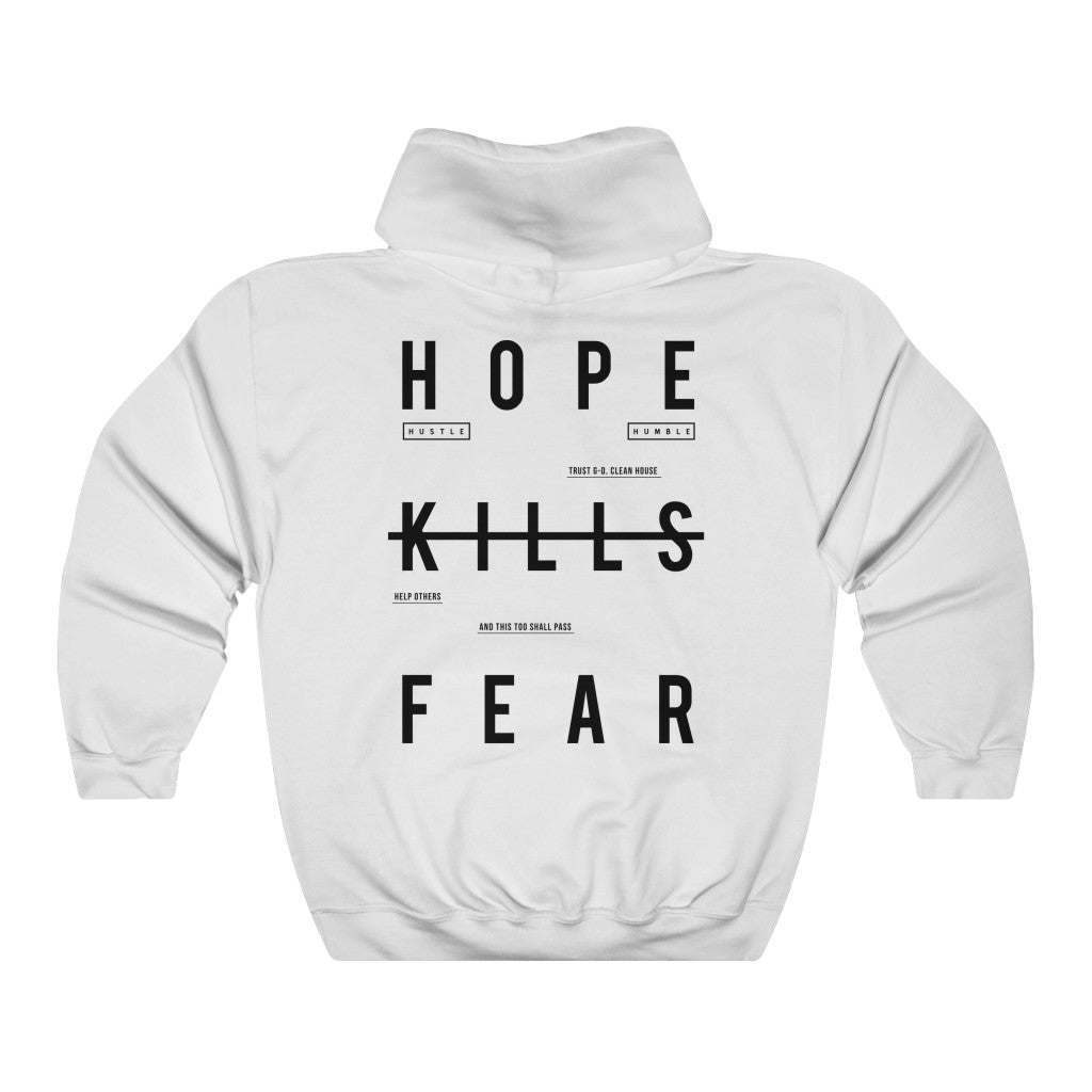 "HKF v1" FRONT+BACK Hoodie (Multicolor Options)