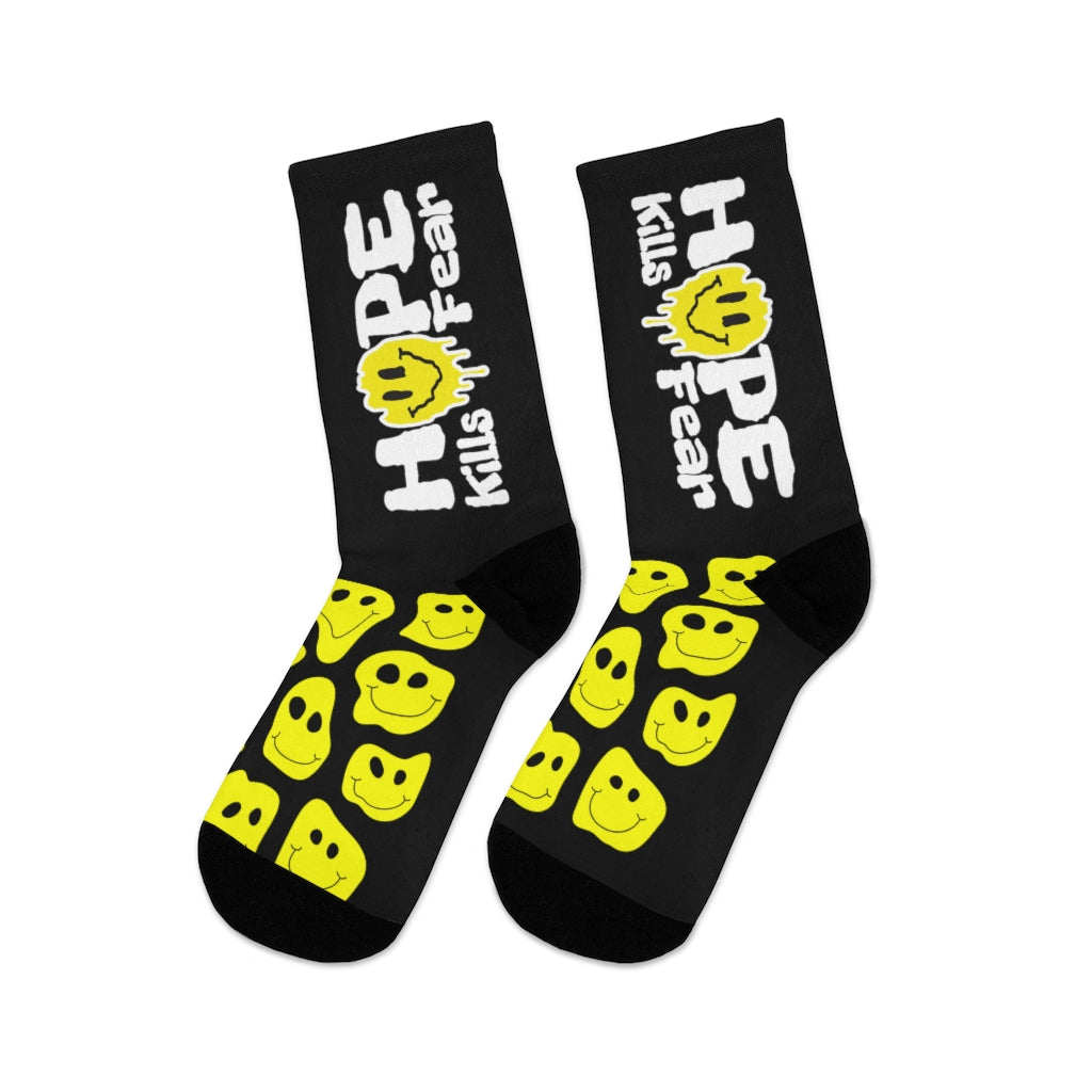 "HKF Smile" Socks (BLACK)